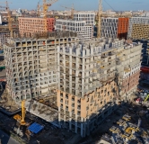Ход строительства дома Художественный (ГП-17) в Микрорайон Домашний -