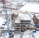Ход строительства дома 2, корпус 4, 2 этап в ЖК Чижи -