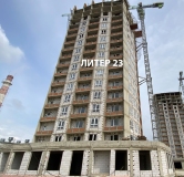 Ход строительства дома Литер 23 в ЖК Фонтаны -