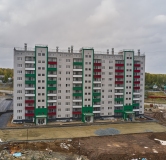 Ход строительства дома 12 в ЖК Вишневая Горка -