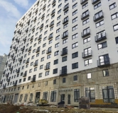Ход строительства дома 12 в ЖК Лугометрия -