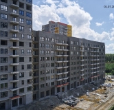 Ход строительства дома 32 в ЖК Символ -