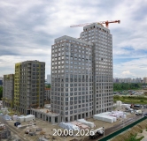 Ход строительства дома 6 к2, ГП-12 (2 этап) в ЖК Айвазовский (Айвазовский City) -