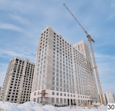 Ход строительства дома 1 в ЖК Толк Академический -