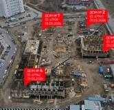 Ход строительства дома 3 в ЖК Союз Приорити МАХ -