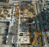 Ход строительства дома 19, секции 2-5 в ЖК Ясный Берег -