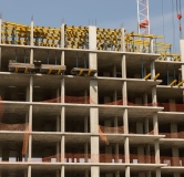 Ход строительства дома Позиция 1,2 в ЖК Октябрьский квартал -