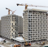 Ход строительства дома Процветающий (ГП-21) в Микрорайон Домашний -