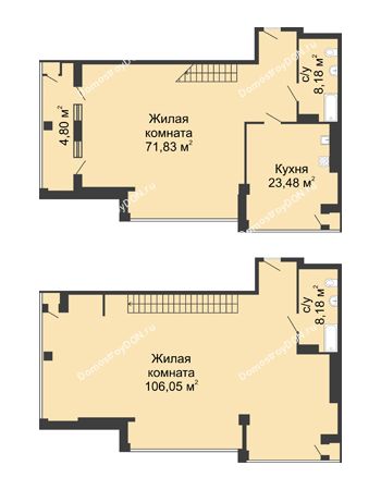 1 комнатная квартира 219,71 м² - ЖК Rems Residence (Ремс Резиденс)