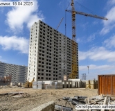 Ход строительства дома корпус 2.2 в ЖК Октябрьская Набережная -