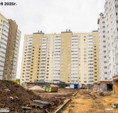 Ход строительства дома 4б в ЖК Медовый -