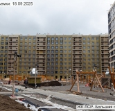 Ход строительства дома 5Б, 2 этап в ЖК ЛСР.Большая Охта -