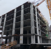 Ход строительства дома 35 в ЖК Гулливер -