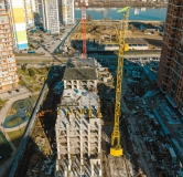 Ход строительства дома 10/1, секция 6,7 в ЖК Ясный Берег -
