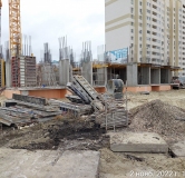 Ход строительства дома 3 в ЖК Супернова -