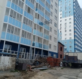 Ход строительства дома 2 в ЖК Выборная-Рябиновая -