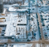 Ход строительства дома 19, секции 2-5 в ЖК Ясный Берег -