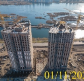 Ход строительства дома № 5.1 в ЖК Новоостровский -