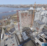 Ход строительства дома 1.2 в ЖК Белый Парус -