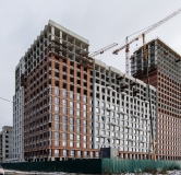 Ход строительства дома № 9, корпус 1 (ГП-1) в ЖК Остров-сад -