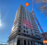 Ход строительства дома 1 в ЖК Лотос -