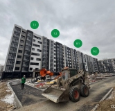 Ход строительства дома 8, секция 8.1, 8.2 в ЖК Авиатоr -