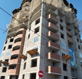 Ход строительства дома 8 в ЖК Чайка -