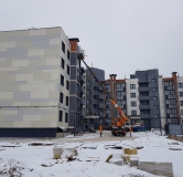 Ход строительства дома 12.1 в ЖК Балтийский -