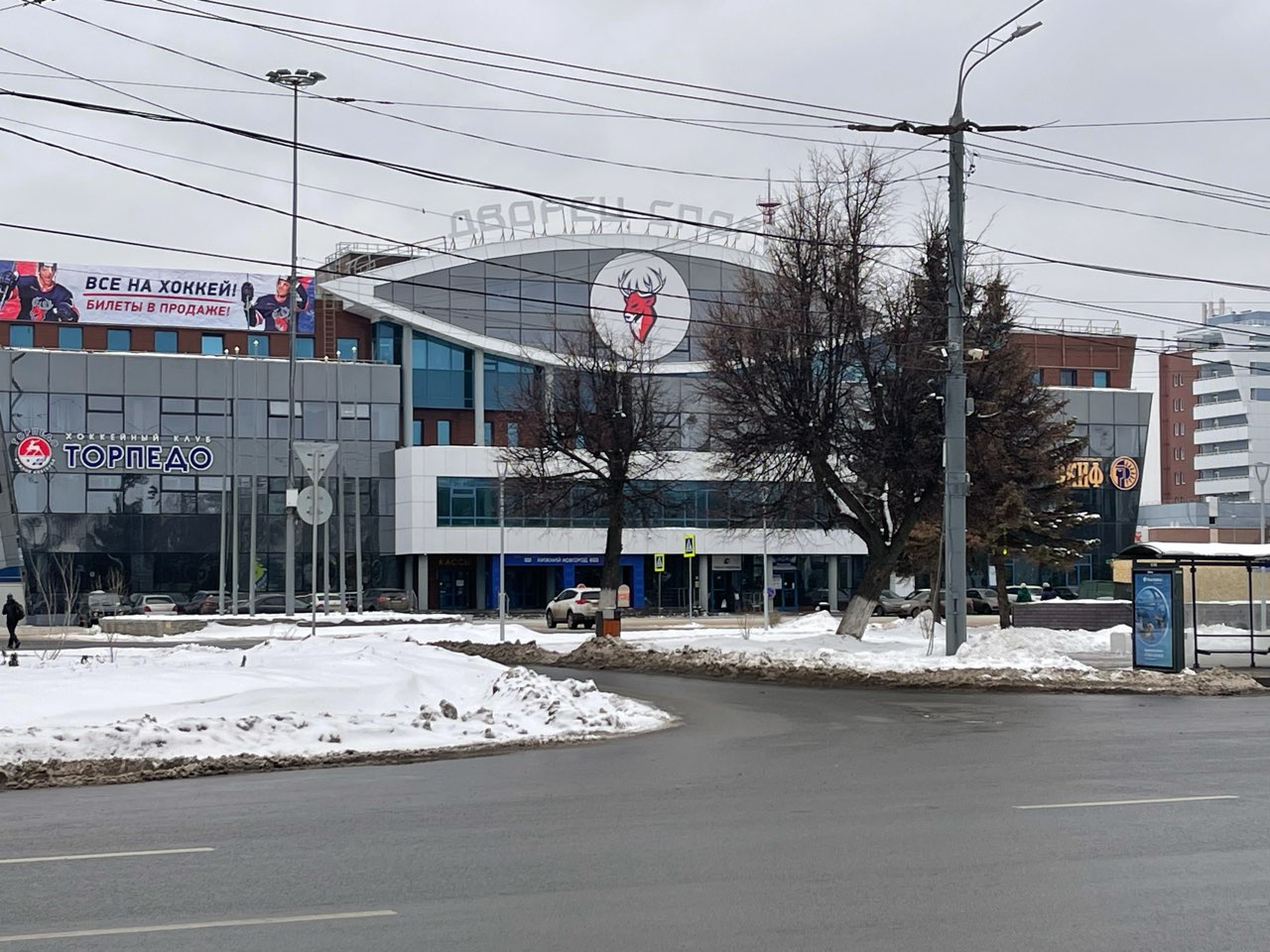 Движение будет перекрыто возле Дворца спорта «Нагорный» в Нижнем Новгороде 15 января