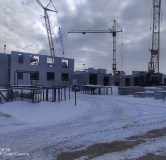 Ход строительства дома 4 этап, поз. 1 в ЖК Славяноград -