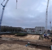 Ход строительства дома № 5 в Клубный дом Тургенев -