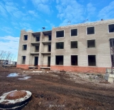 Ход строительства дома 1 в КД Санрайз -