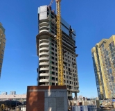 Ход строительства дома 3 в ЖК Уникум на Кутуя -