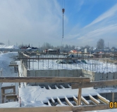 Ход строительства дома 4.1 в ЖК Золотая рыбка -