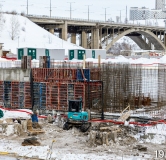 Ход строительства дома № 1 в Левобережный от GloraX -