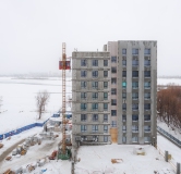 Ход строительства дома 1 в ЖК Страна -