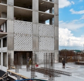 Ход строительства дома 5, 1 этап (35Б) в ЖК Камаполис -