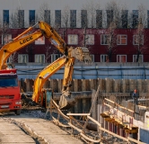 Ход строительства дома 1-3, 1 этап в ЖК Гранат -