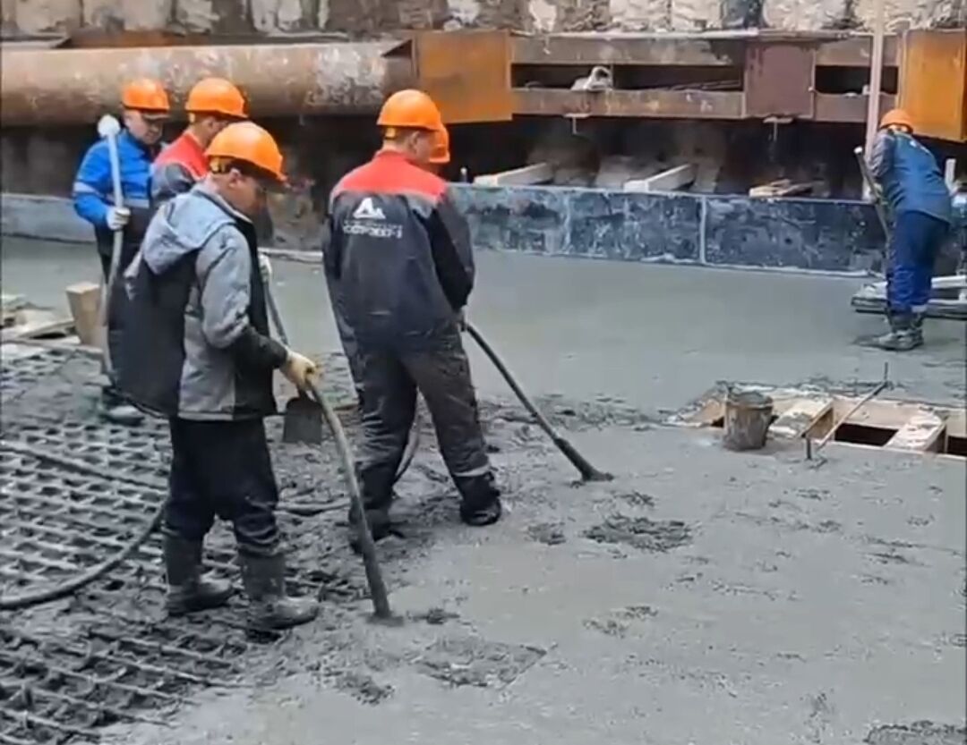 700 кубометров бетона залили метростроители на улице Горького в Нижнем Новгороде - фото 1