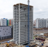 Ход строительства дома № 117, корпус 13 (4Б) в ЖК Фатера -