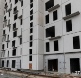 Ход строительства дома 1.9 в ЖК Никс Лайн на Ярославской -