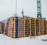 Ход строительства дома 4 в ЖК Окская Стрелка -