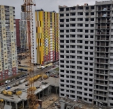 Ход строительства дома № 107, 4 секция в ЖК Боровое -