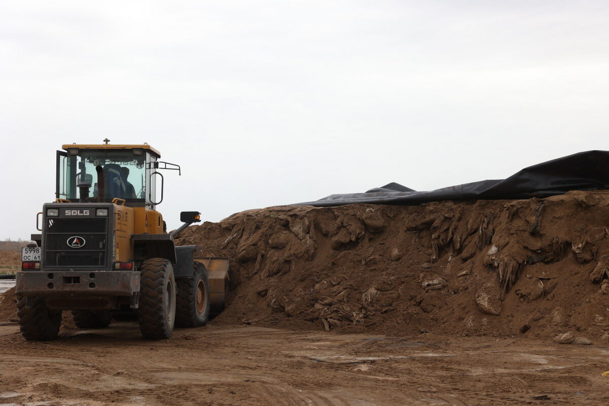 Более 550 тонн загрязненного песка вывезли с полигона под Семикаракорском - фото 1