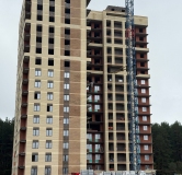 Ход строительства дома 1 в ЖК Онегин -