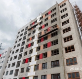 Ход строительства дома 2.1 в ЖК Кантри -