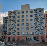 Ход строительства дома 5, секция 3.6, 3.7, 3.8 в ЖК Красное Яблоко -