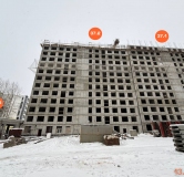 Ход строительства дома 37 в ЖК Авиатоr -