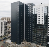 Ход строительства дома 38.1 в ЖК Evo Park -