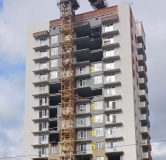 Ход строительства дома 1 в ЖК Приречный -